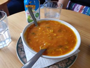 Harira soup at Papas Elvira in Granada