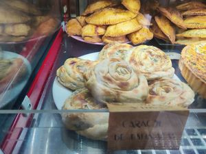 Spinach pastry at Papas Elvira in Granada