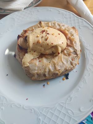 Pumpkin pastela at Papas Elvira in Granada