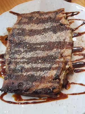 Vegan soy mince pastella at Papas Elvira in Granada