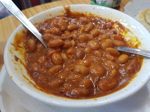 "peasant" bean soup at Papas Elvira in Granada