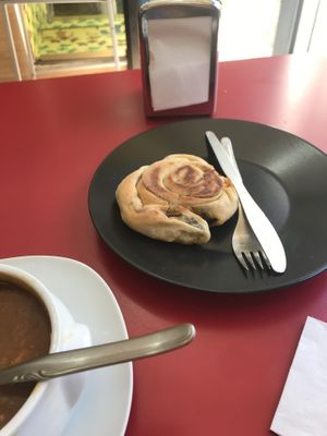 spinach pastry  at Papas Elvira in Granada