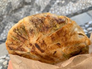 Pumpkin pastry at Papas Elvira in Granada