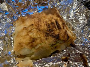 Spinach pastry  at Papas Elvira in Granada