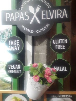 Very friendly at Papas Elvira in Granada