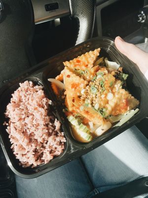 Chili Sauce Entree with Tofu at Veggie Thai Cafe in Largo