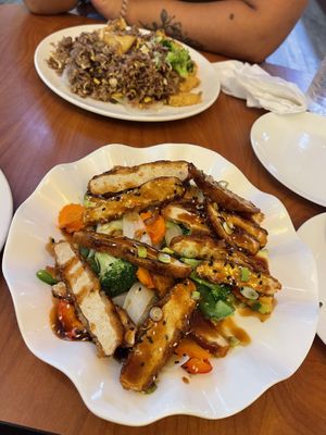 Beyond chicken teriyaki  at Veggie Thai Cafe in Largo