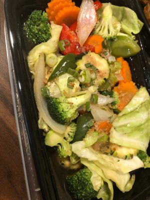 Veggies in Garlic Sauce at Veggie Thai Cafe in Largo