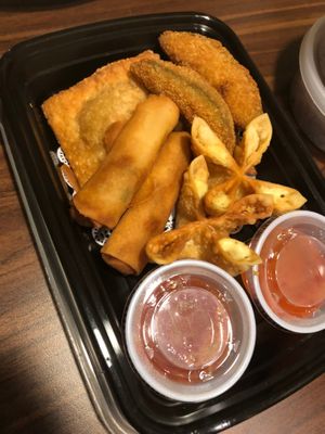 Sampler for 2 at Veggie Thai Cafe in Largo