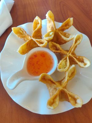 Vegan Thai Rangoon at Veggie Thai Cafe in Largo