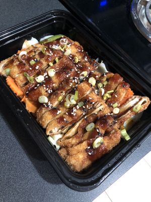 Teriyaki chikn at Veggie Thai Cafe in Largo