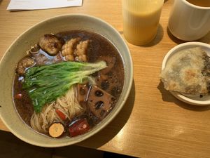 Noodles  at Dancing Dumplings 舞蔬尚饺 - Wǔ Shū Shàng Jiǎo - temporarily closed in Shanghai