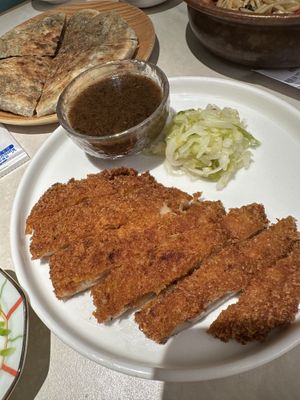 Breaded mushroom. Very good!   at Dancing Dumplings 舞蔬尚饺 - Wǔ Shū Shàng Jiǎo in Shanghai
