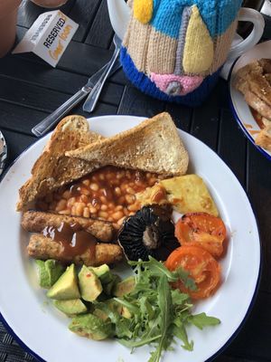 Vegan Breakfast  at Salt Shack Cafe in Hayling Island