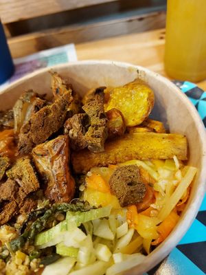 Cold Buffet at Fruta Madre in Lyon