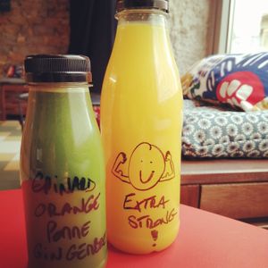 no fixing recipies for juices at Fruta Madre in Lyon