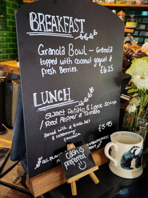 Lunch options at The Coffee Station in Taunton