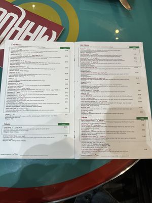 Menu   at Maroush in West London