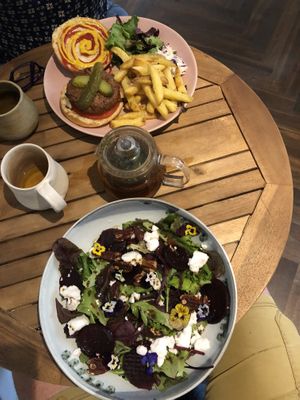 Lovely looking salad  at The Old Gun Shop Café & Pantry in Lancaster