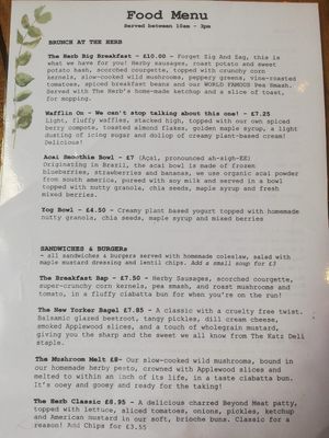 Menu at The Old Gun Shop Café & Pantry in Lancaster