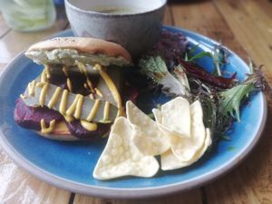 New york bagel at The Old Gun Shop Café & Pantry in Lancaster