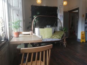 Seating at The Old Gun Shop Café & Pantry in Lancaster