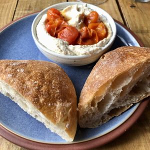 Whipped ‘feta'  at The Old Gun Shop Café & Pantry in Lancaster