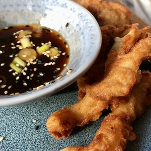 Oyster mushrooms  at The Old Gun Shop Café & Pantry in Lancaster