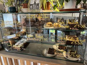 Cake counter   at The Old Gun Shop Café & Pantry in Lancaster