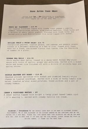 Menu at The Old Gun Shop Café & Pantry in Lancaster