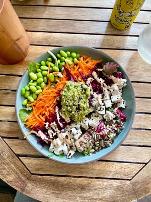 Buddha bowl at The Old Gun Shop Café & Pantry in Lancaster