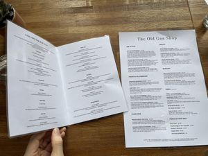 Menu 1  at The Old Gun Shop Café & Pantry in Lancaster