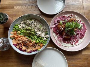 Buddha Bowl & Pow Pow Cauliflower   at The Old Gun Shop Café & Pantry in Lancaster