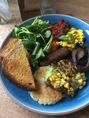 Full Breakfast at The Old Gun Shop Café & Pantry in Lancaster