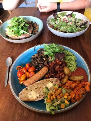 Vegan breakfast at The Old Gun Shop Café & Pantry in Lancaster