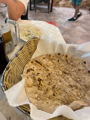 garlic chapati at Torviscas Spice Village in Tenerife