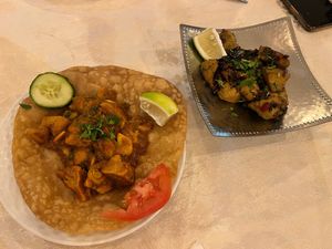 Garlic Soya Puri & Pepper Soya at Torviscas Spice Village in Tenerife