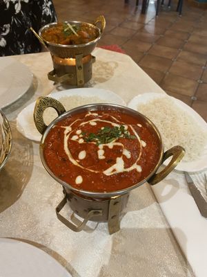 Vegan tikka with seitan   at Torviscas Spice Village in Tenerife