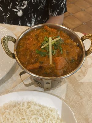 Bhuna with seitan   at Torviscas Spice Village in Tenerife