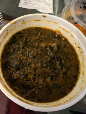 Saag aloo at Torviscas Spice Village in Tenerife