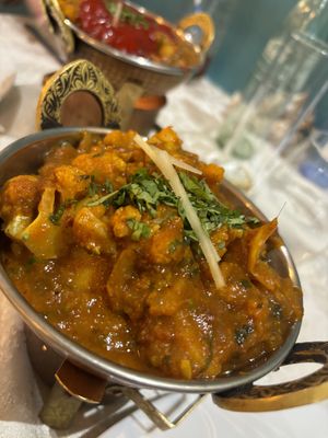 Aloo gobi   at Torviscas Spice Village in Tenerife