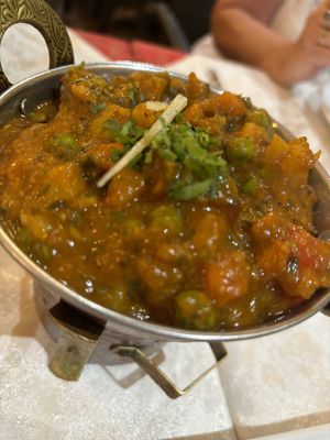 Vegetable rogan josh   at Torviscas Spice Village in Tenerife