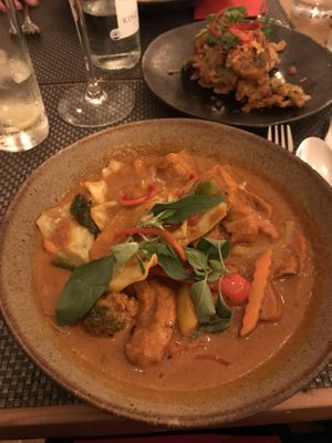 Paneang curry at Giggling Squid in Bath