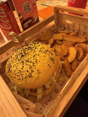   at Flower Burger in Palermo