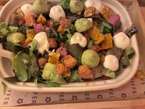 Pop salad   at Flower Burger in Palermo