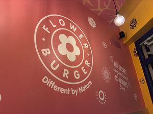 Inside  at Flower Burger in Palermo