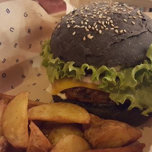 Flower burger at Flower Burger in Palermo