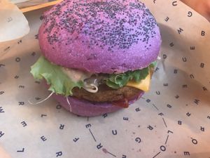 Cherry Bomb Burger at Flower Burger in Palermo