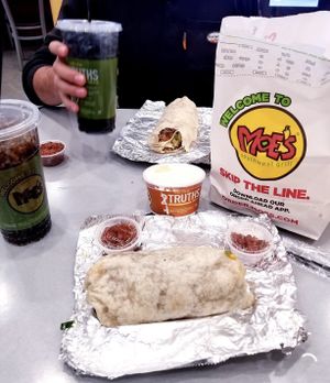 Burrito  at Moe's Southwest Grill in Midland