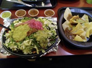 Guacamole for days at Moe's Southwest Grill in Midland